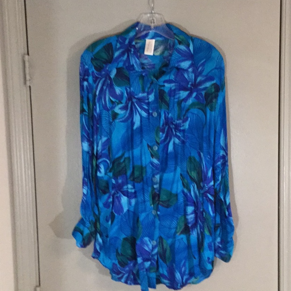 Elealat Stewart Lady’s Blouse Top Large EUC Shirt